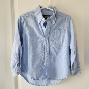 The Children's Place Light Blue Oxford Button‎ Down Shirt Easter Kids Size 3T